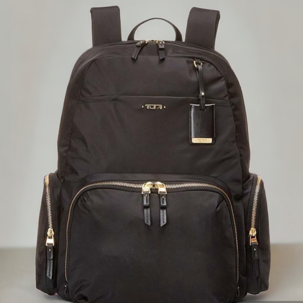 Black Tumi Women’s Voyageur Calais Backpack